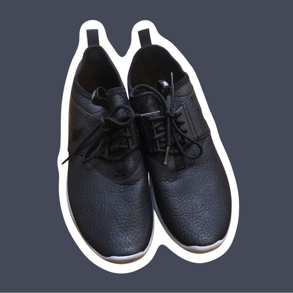 Nike Black Leather Sneakers